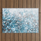 Snowflakes Outdoor Rug Gallery Image 1