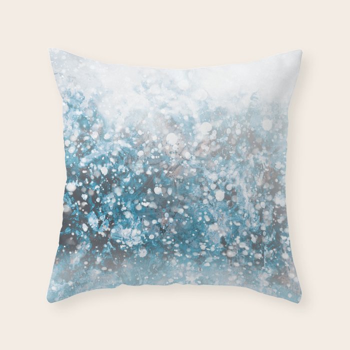 Snowflakes Throw Pillow Gallery Image 6