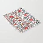 Shakhrisyabz Suzani Uzbekistan Floral Embroidery Print Notebook Gallery Image 3