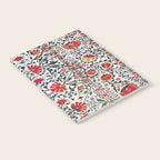 Shakhrisyabz Suzani Uzbekistan Floral Embroidery Print Notebook Gallery Image 2