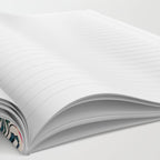 Shakhrisyabz Suzani Uzbekistan Floral Embroidery Print Notebook Gallery Image 2