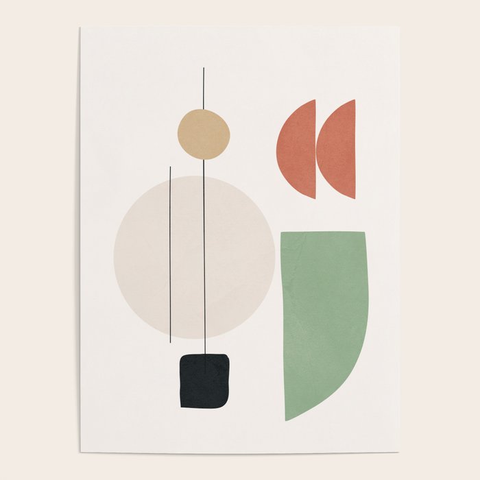 Minimal Shapes No.57 Poster Gallery Image 1