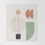 Minimal Shapes No.57 Throw Blanket Gallery Image 2
