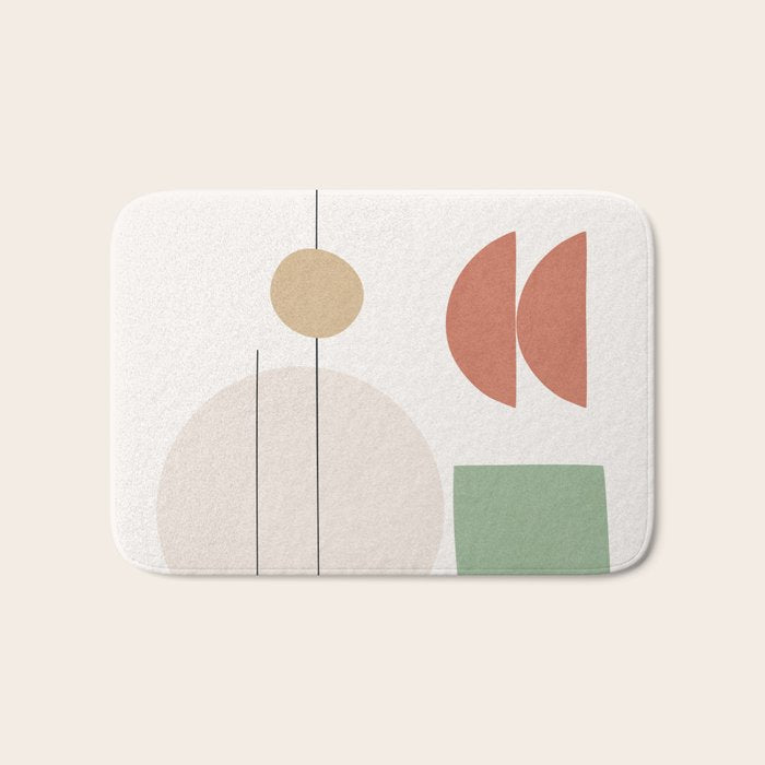 Minimal Shapes No.57 Bath Mat Gallery Image 1