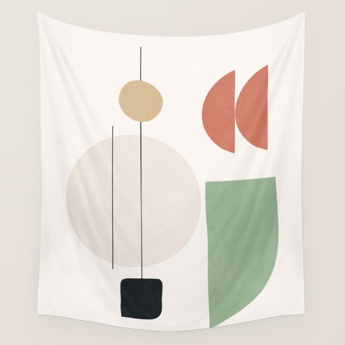 Minimal Shapes No.57 Wall Tapestry Gallery Image 4