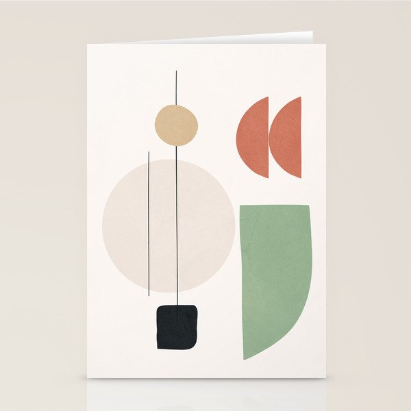 Minimal Shapes No.57 Stationery Card Gallery Image 1
