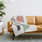 Minimal Shapes No.57 Throw Blanket Gallery Image 1