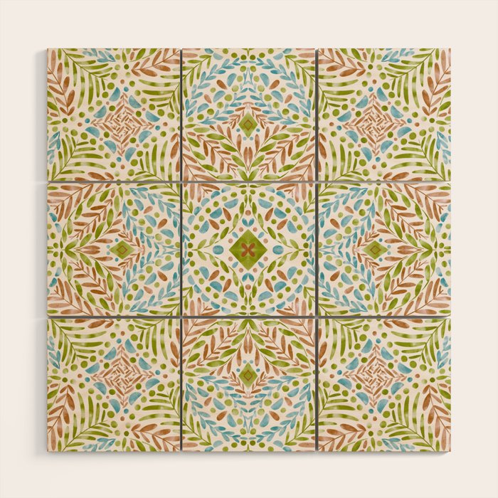 Natural Foliage Fusion G Wood Wall Art Gallery Image 1