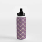 Bows & Ribbons Pattern XXXVI Lavender Purple Water Bottle Gallery Image 2