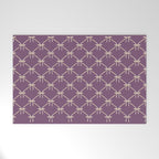 Bows & Ribbons Pattern XXXVI Lavender Purple Welcome Mat Gallery Image 1