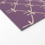 Bows & Ribbons Pattern XXXVI Lavender Purple Welcome Mat Gallery Image 2
