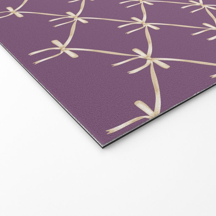 Bows & Ribbons Pattern XXXVI Lavender Purple Welcome Mat Gallery Image 2