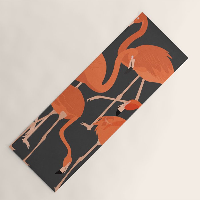 Graceful Flamingos 4 Yoga Mat Gallery Image 1