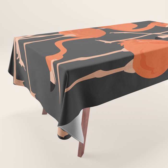 Graceful Flamingos 4 Tablecloth Gallery Image 1