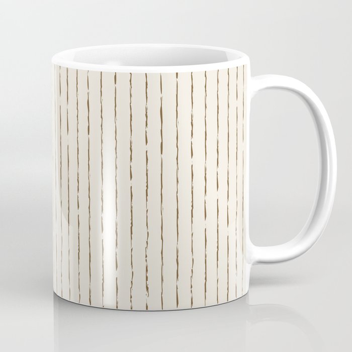 Lines II (Cream Chocolate) Coffee Mug Gallery Image 1