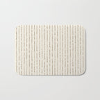 Lines II (Cream Chocolate) Bath Mat Gallery Image 1