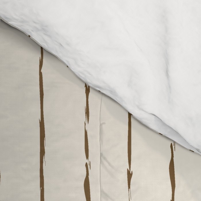 Lines II (Cream Chocolate) Comforter Gallery Image 4