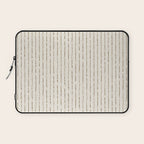 Lines II (Cream Chocolate) Laptop Sleeve Gallery Image 1