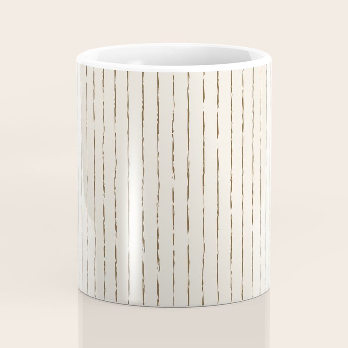 Lines II (Cream Chocolate) Coffee Mug Gallery Image 4