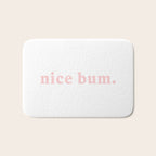 nice bum. (light pink) Bath Mat Gallery Image 1