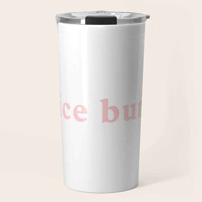 nice bum. (light pink) Travel Mug Gallery Image 1