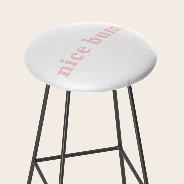 nice bum. (light pink) Stool Gallery Image 2