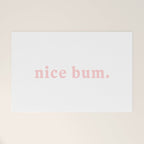 nice bum. (light pink) Welcome Mat Gallery Image 1