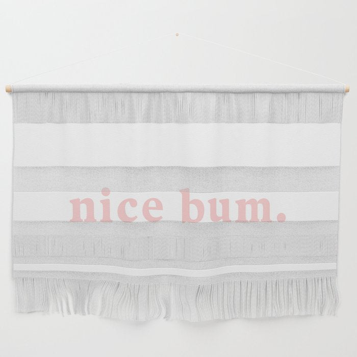 nice bum. (light pink) Wall Hanging Gallery Image 1