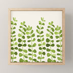 Watercolor Vines - Cute Botanical Painting Mini Art Print Gallery Image 1