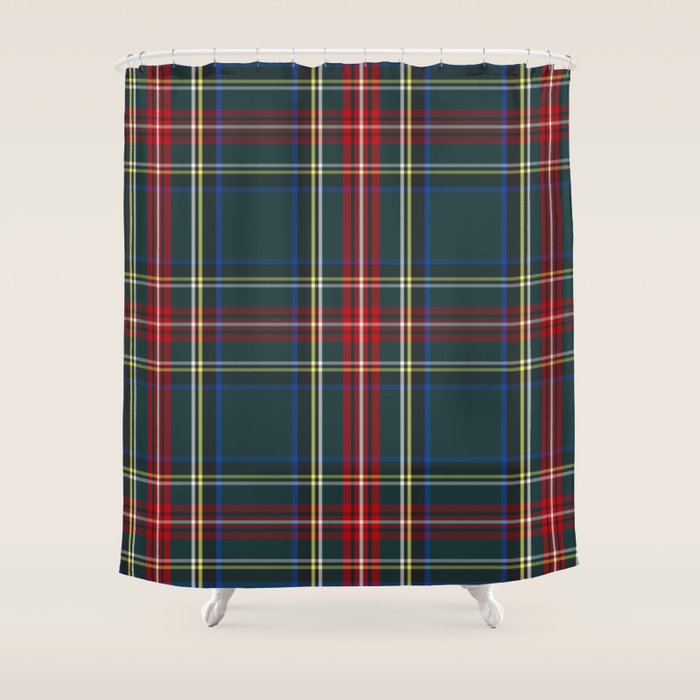 Scottish Tartan Shower Curtain Gallery Image 1