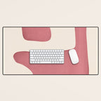 Modern Abstract Shapes 89 Desk Mat Gallery Image 1