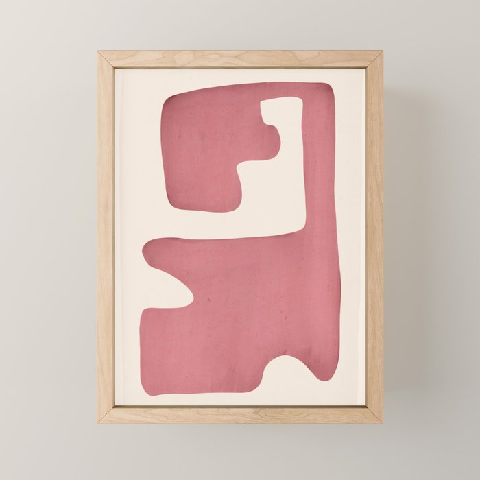 Modern Abstract Shapes 89 Mini Art Print Gallery Image 1