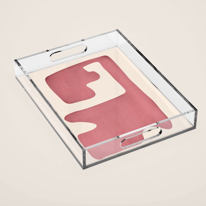 Modern Abstract Shapes 89 Acrylic Tray Gallery Image 1