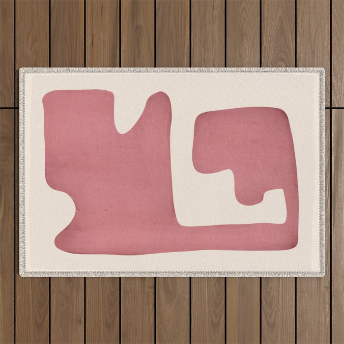 Modern Abstract Shapes 89 Outdoor Rug Gallery Image 1