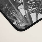 Palm Trees - Black and White Photography Desk Mat Gallery Image 4