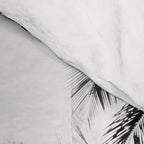 Palm Trees - Black and White Photography Comforter Gallery Image 4