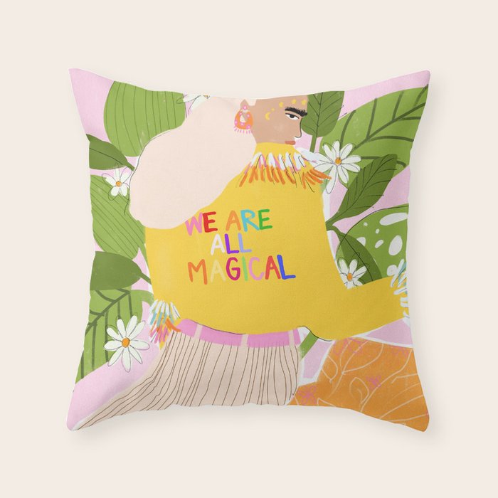 We are magical Throw Pillow Gallery Image 6