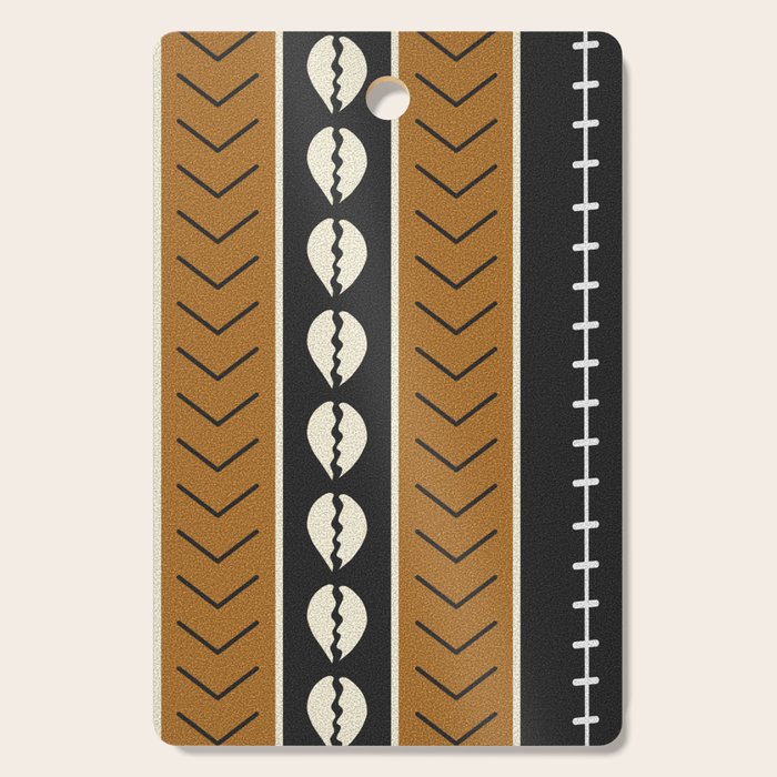 Let's play mudcloth Cutting Board Gallery Image 1