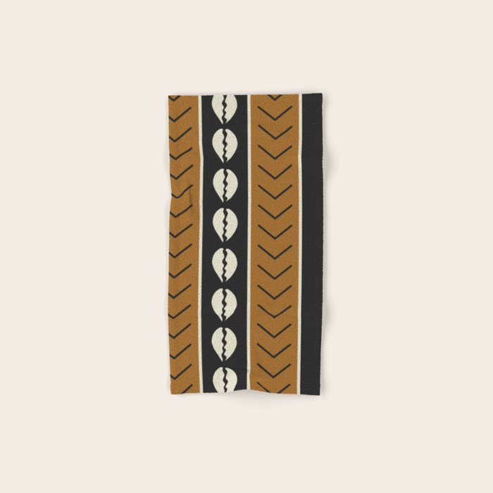 Let's play mudcloth Bath Towel Gallery Image 1
