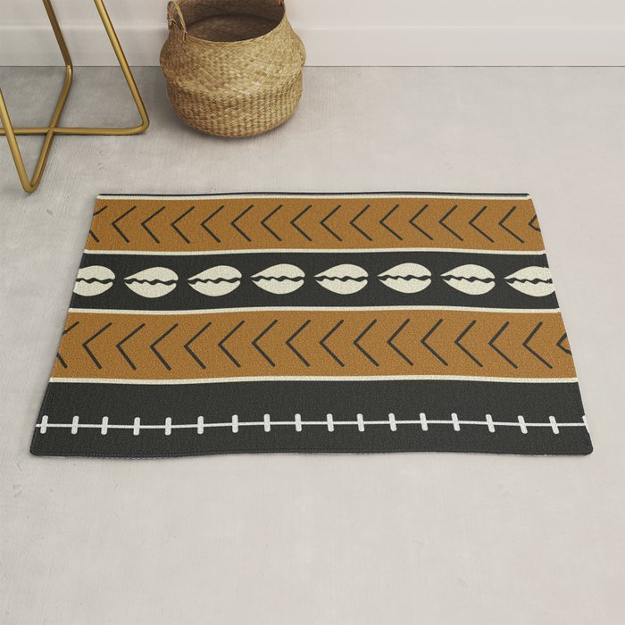 Let's play mudcloth Rug Gallery Image 1
