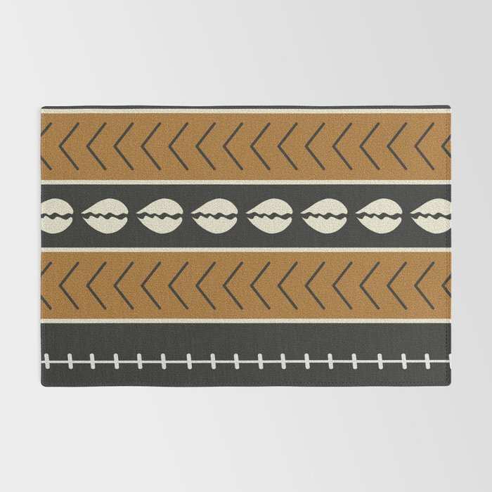 Let's play mudcloth Rug Gallery Image 2