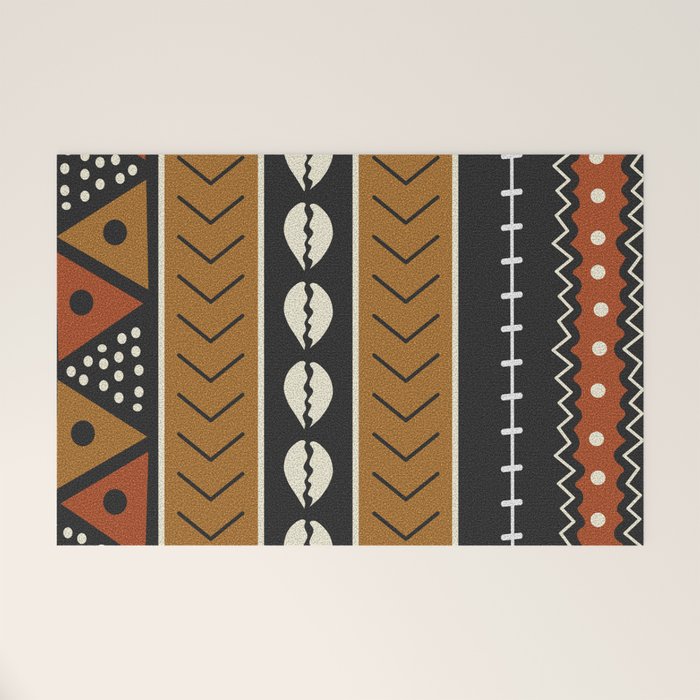Let's play mudcloth Welcome Mat Gallery Image 1