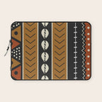 Let's play mudcloth Laptop Sleeve Gallery Image 1