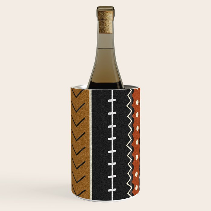 Let's play mudcloth Wine Chiller Gallery Image 3
