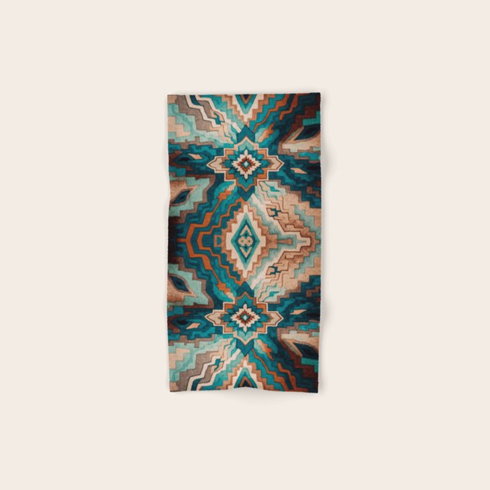 Abstract Geometric Southwest Bath Towel Gallery Image 1