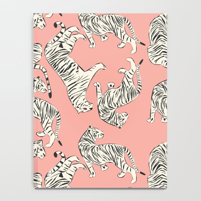 Pink Tiger Pattern 006 Notebook Gallery Image 4