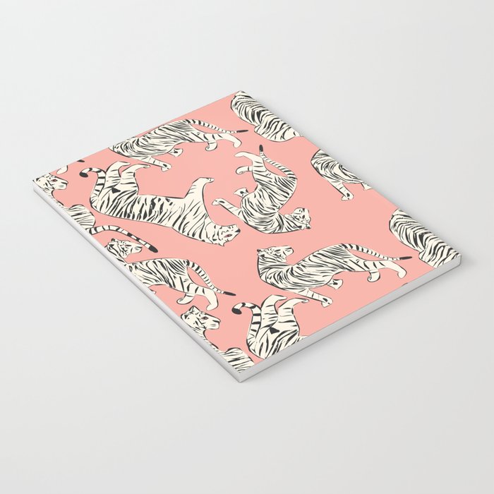 Pink Tiger Pattern 006 Notebook Gallery Image 3