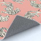 Pink Tiger Pattern 006 Rug Gallery Image 4