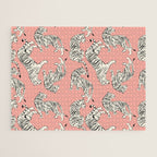 Pink Tiger Pattern 006 Jigsaw Puzzle Gallery Image 2