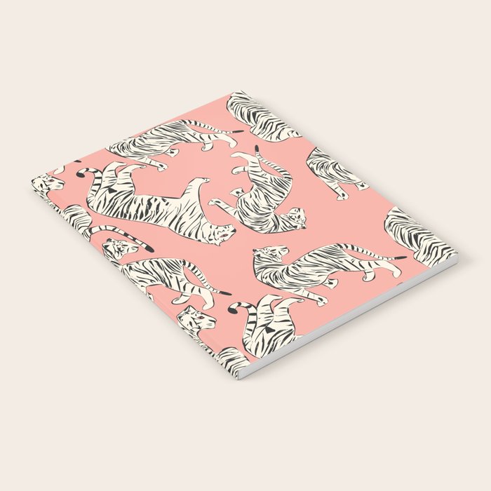 Pink Tiger Pattern 006 Notebook Gallery Image 2